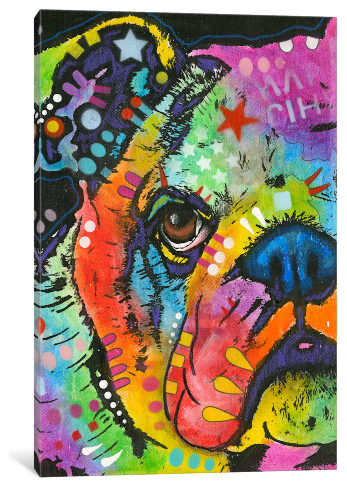 "What You Lookin At" by Dean Russo, 40x26x1.5"