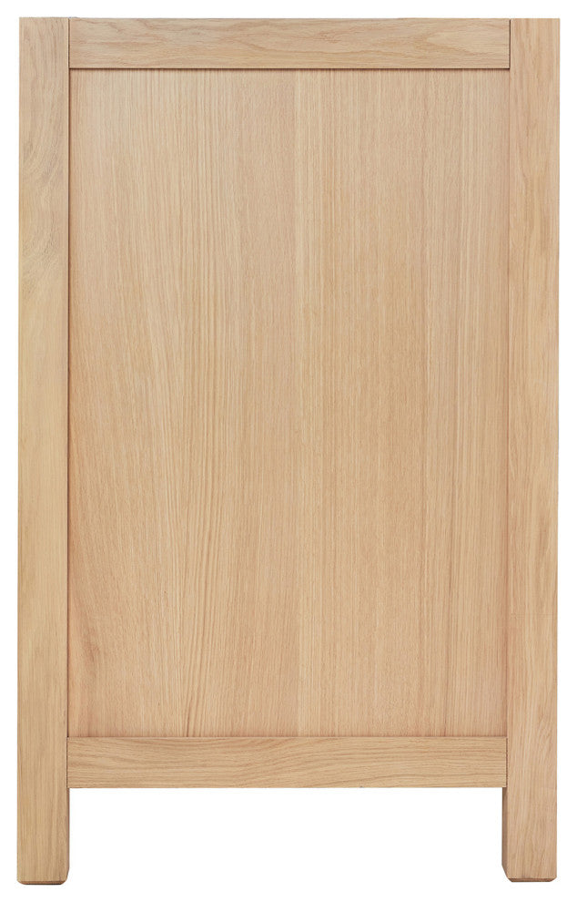 ARIEL Cambridge 66 in. Double Sink Base Cabinet In Oak