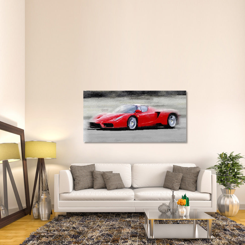 "2002 Ferrari Enzo Watercolor" Fine Art Print