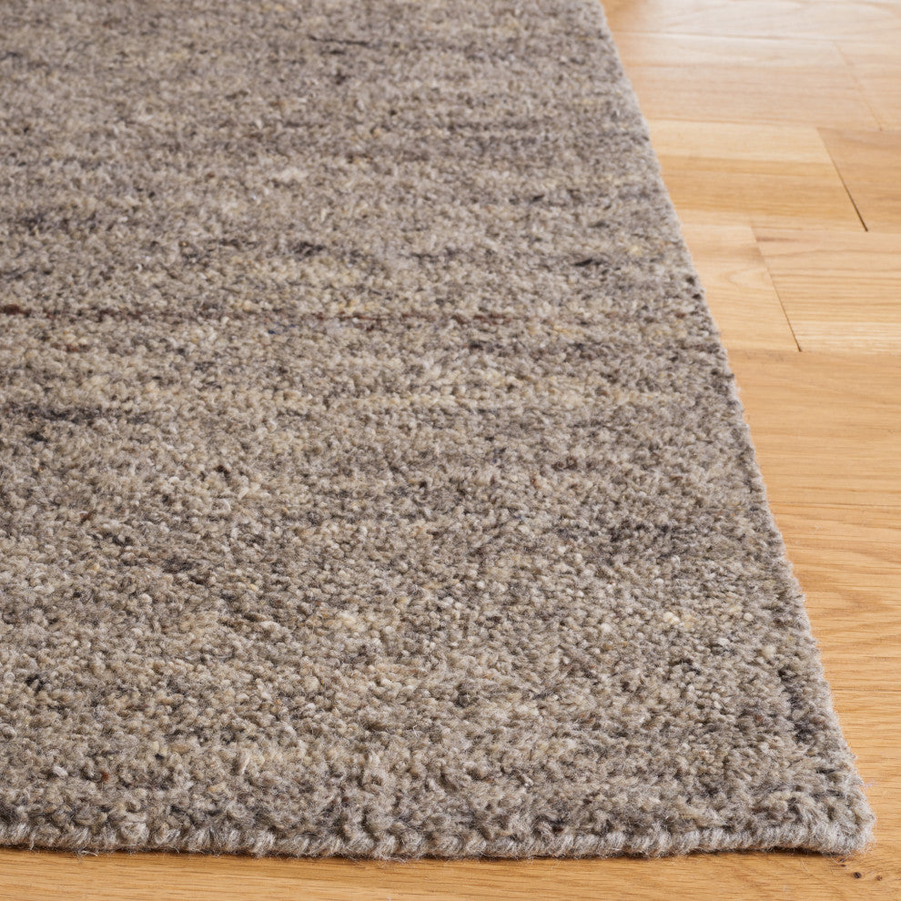 Safavieh Metro Collection HIM413G Rug, Light Grey, 7' X 7' Square