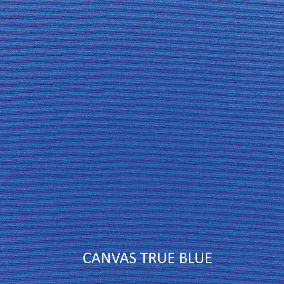 Sunbrella Canvas True Blue Outdoor Deep Seating Cushion, 25x25