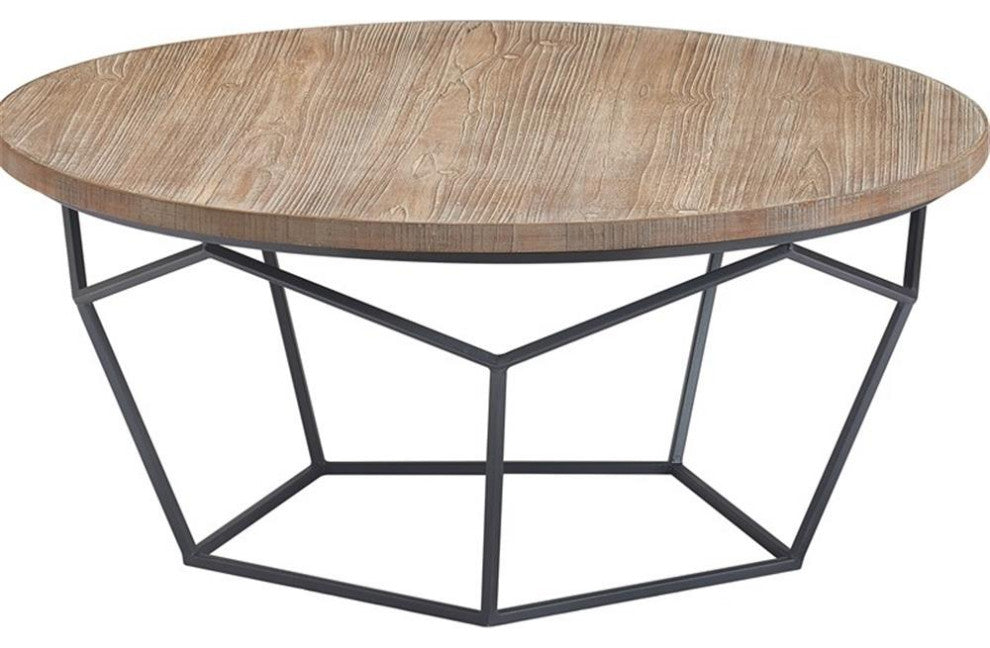 Tommy Hilfiger Avalon Round Coffee Table Brown