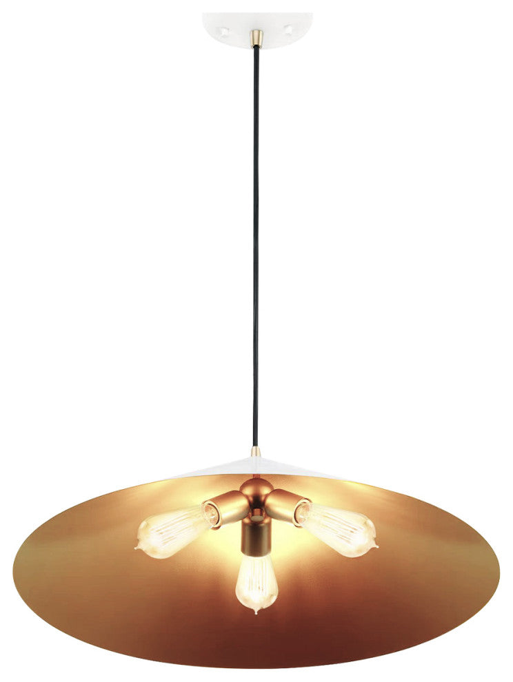 Conos 24-inch 3-Light Cone Pendant