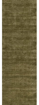 Arrel Speckled Wool-Blend Area Rug, Verdant Green 2' 6" x 10'