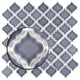 Hudson Tangier Mosaic Floor and Wall Tile, Imperial Grey