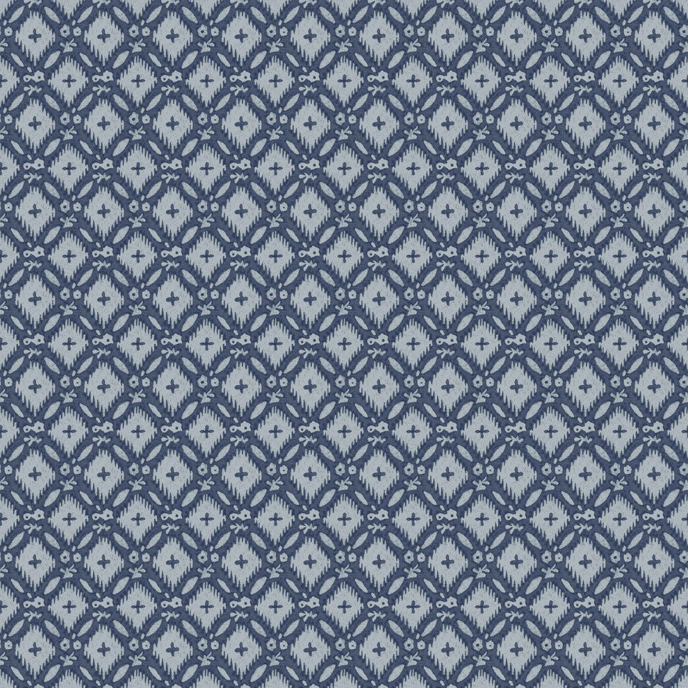 Laura Ashley Whitebrook Wallpaper, Dusky Seaspray Blue