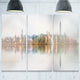 "Singapore Financial District Panorama" Metal Wall Art, 3 Panels, 36"x28"