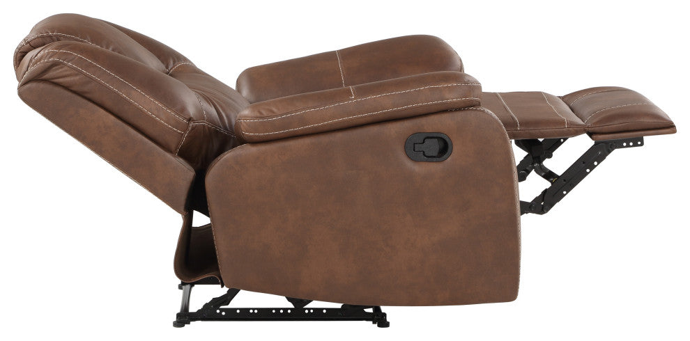 Katrine Manual Recliner, Brown