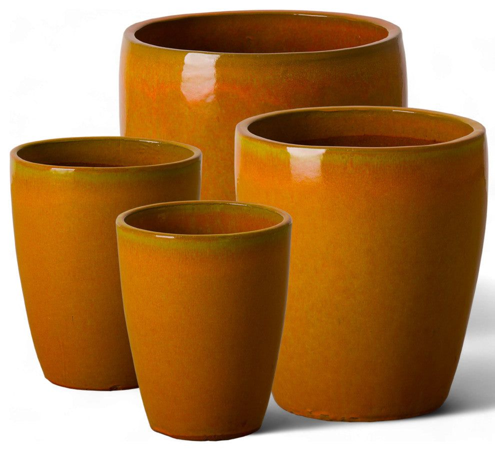 Bullet Planter, Burnt Orange