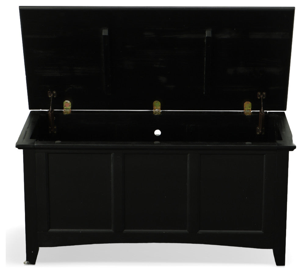 Aura Storage Chest, Antique Black
