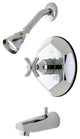 Kingston Brass Millennium Polished Chrome Tub/Shower Faucet KB4631ZX