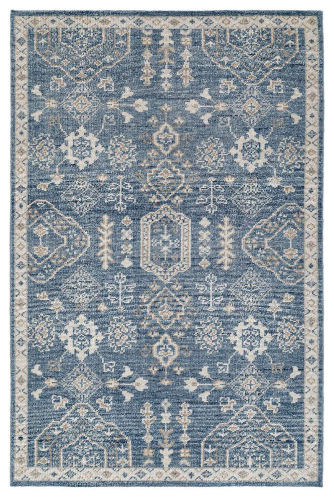 Tuscany Morrisa Area Rug, Blue, 2'6"x8'