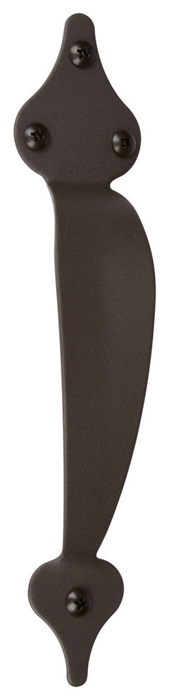 Barn Door Spade Pull Handle, Bronze