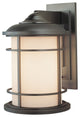 1-Light Wall Lantern, Burnished Bronze