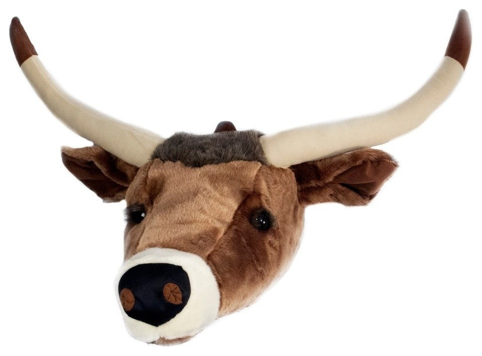 Longhorn Stuffed Trophy Head, Large