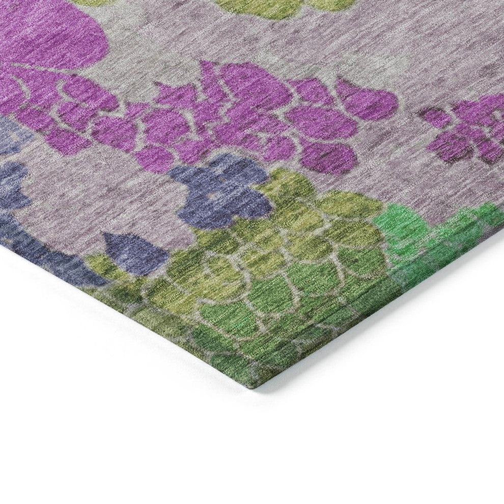 Machine Washable Indoor/Outdoor Chantille ACN1906 Fern 5' x 7'6" Rug