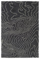 Kaleen Hand-Tufted Pastiche Wool Rug, Charcoal, 3'x5'