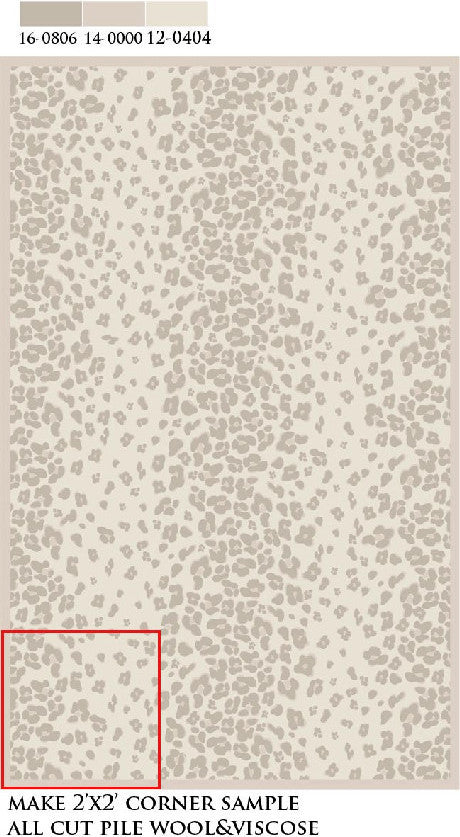 Safavieh Martha Stewart Msr3621D Animal Print Rug, Sharkey Gray, 9'0"x12'0"
