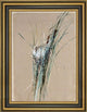 Fidelia Bridges Bird's Nest in Cattails  Framed Premium Canvas Print, 18"x27"