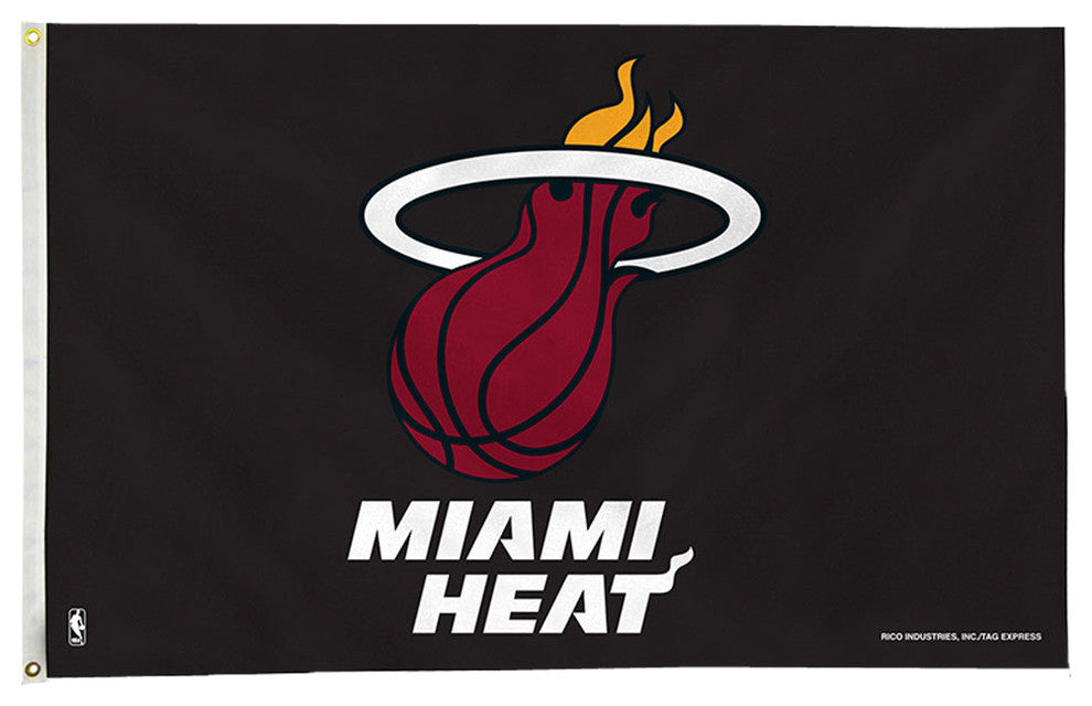 Miami Heat, 3'x5' NBA Polyester Flag