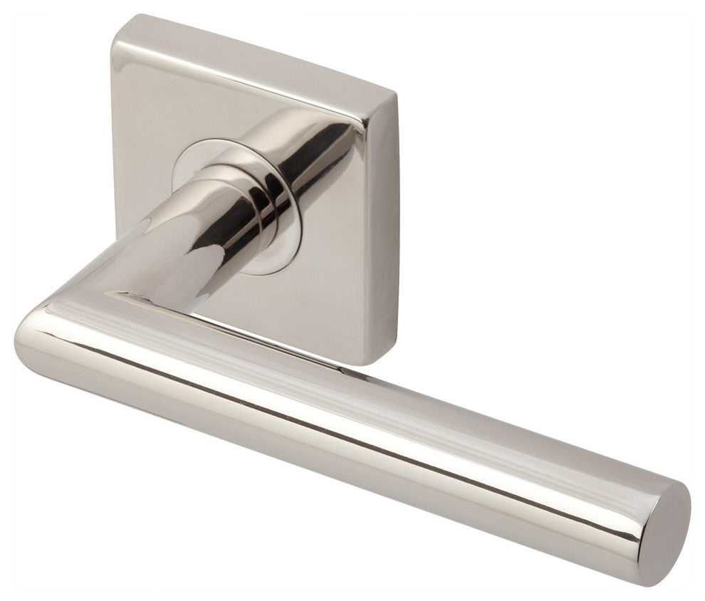 Frankfurt Lever, Tubular Privacy, Backset, Polished Stainless Steel