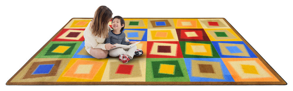 Off Balance 10'9" X 13'2" Area Rug, Color Neutrals