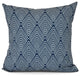 Lifeflor, Geometric Print Outdoor Pillow, Navy Blue, 18" x 18"