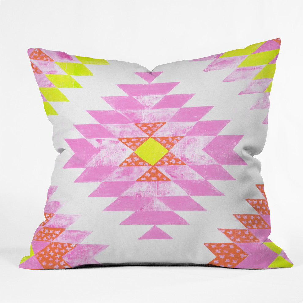 Deny Designs Dash And Ash Chelsea And Coral Outdoor Throw Pillow
