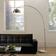 Modern Contemporary Living Room Round Floor Lamp White