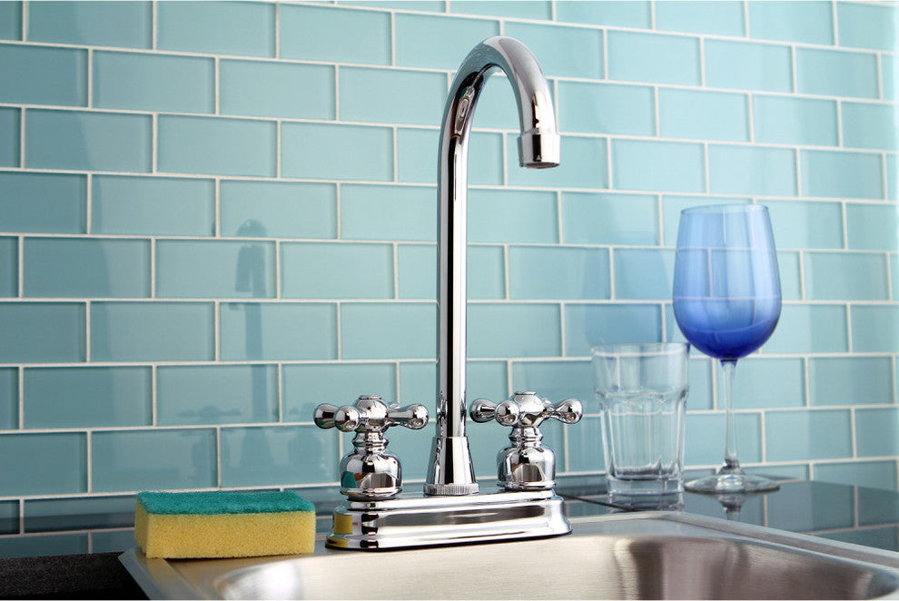 Kingston Brass Bar Faucet, Polished Chrome