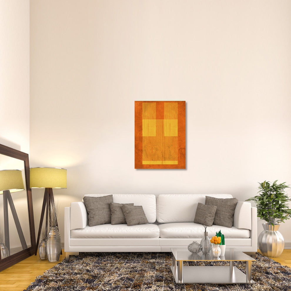 "Orange Paper 1" Fine Art Print