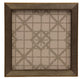 Silver Geometric # 1, Wide Transitional Metallic Frame