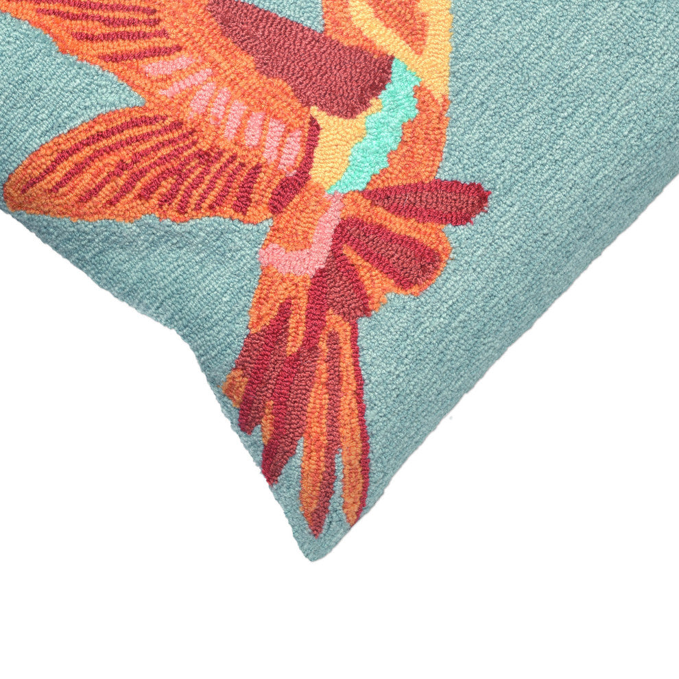 Frontporch Hummingbird Pillow, Sky