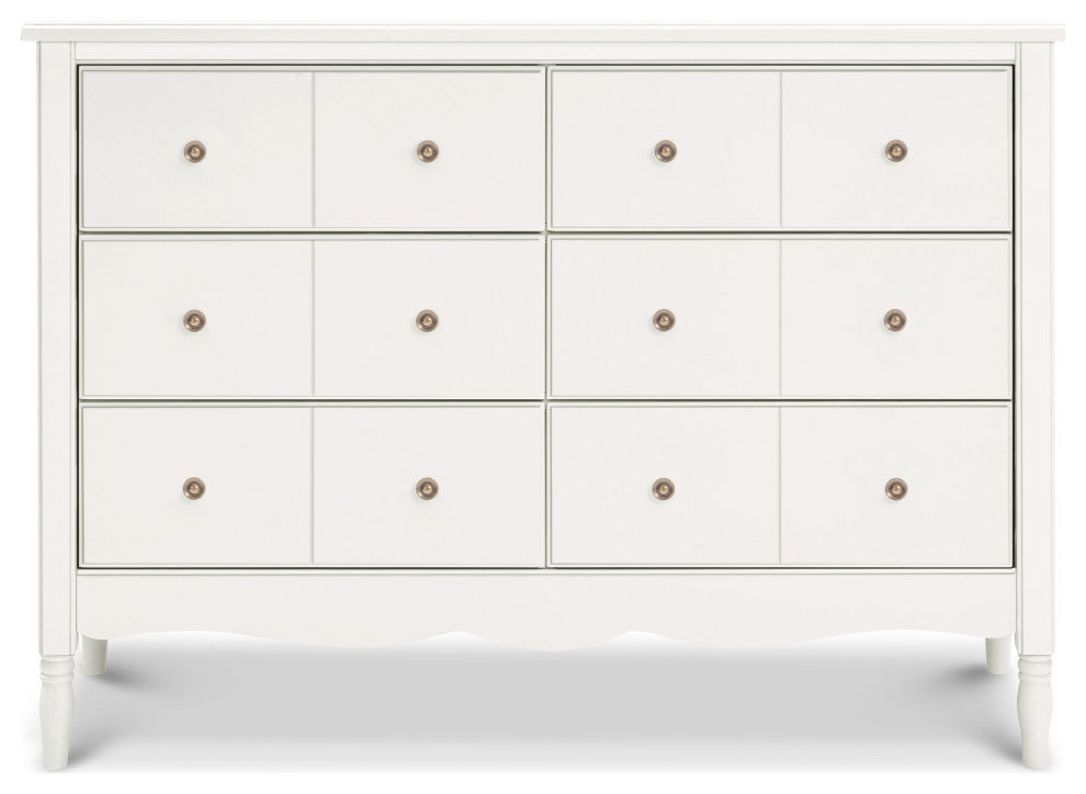 Liberty 6-Drawer Assembled Dresser, Warm White