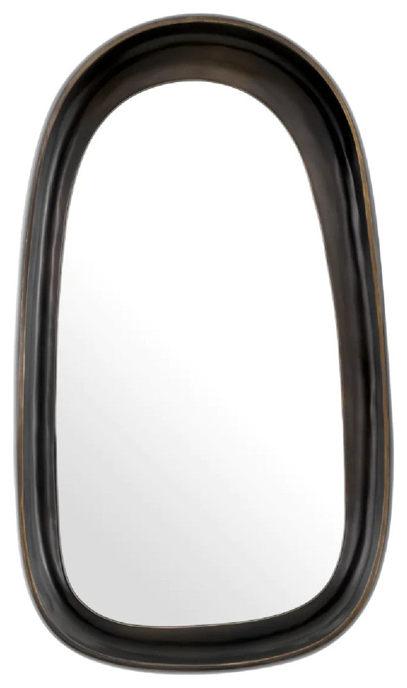 Free-Form Vintage Mirror L, Eichholtz Sandals, Brown