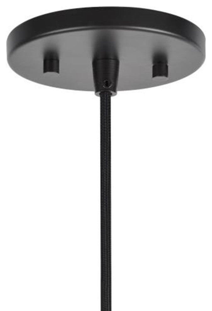 61049, 1-Light Hanging Mini Pendant Ceiling Light, 7" Wide, Oil Rubbed Bronze