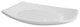 Corsa Soap Dish, White