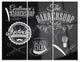 "Set Barbershop" Digital Metal Wall Art, 3 Panels, 36"x28"