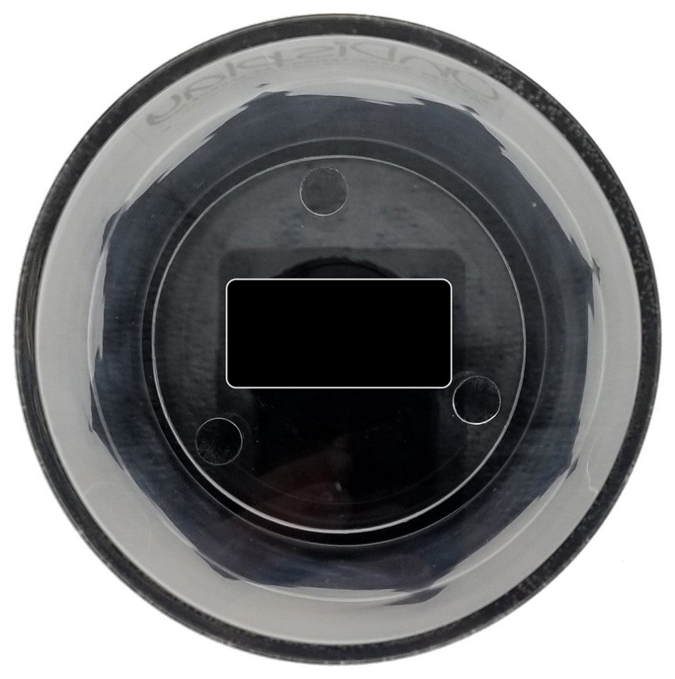 OnDisplay Deluxe UV-Protected Hockey Puck Display Case - Round Black Base