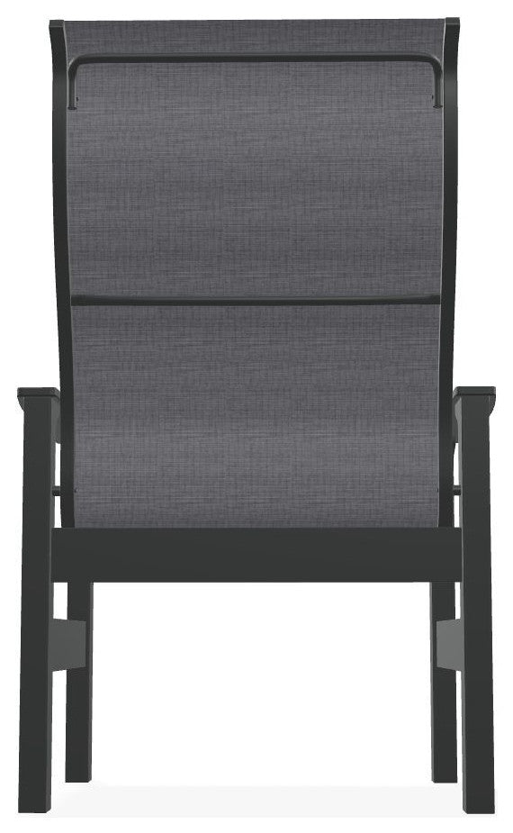 Leeward Sling Outdoor Armchair, Augustine Pewter/Graphite