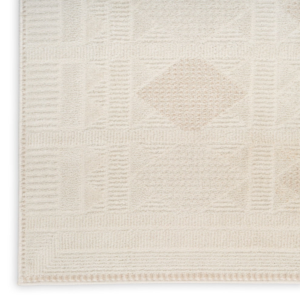 Nourison Nordic 8' x 10' Ivory Beige Modern Indoor Rug