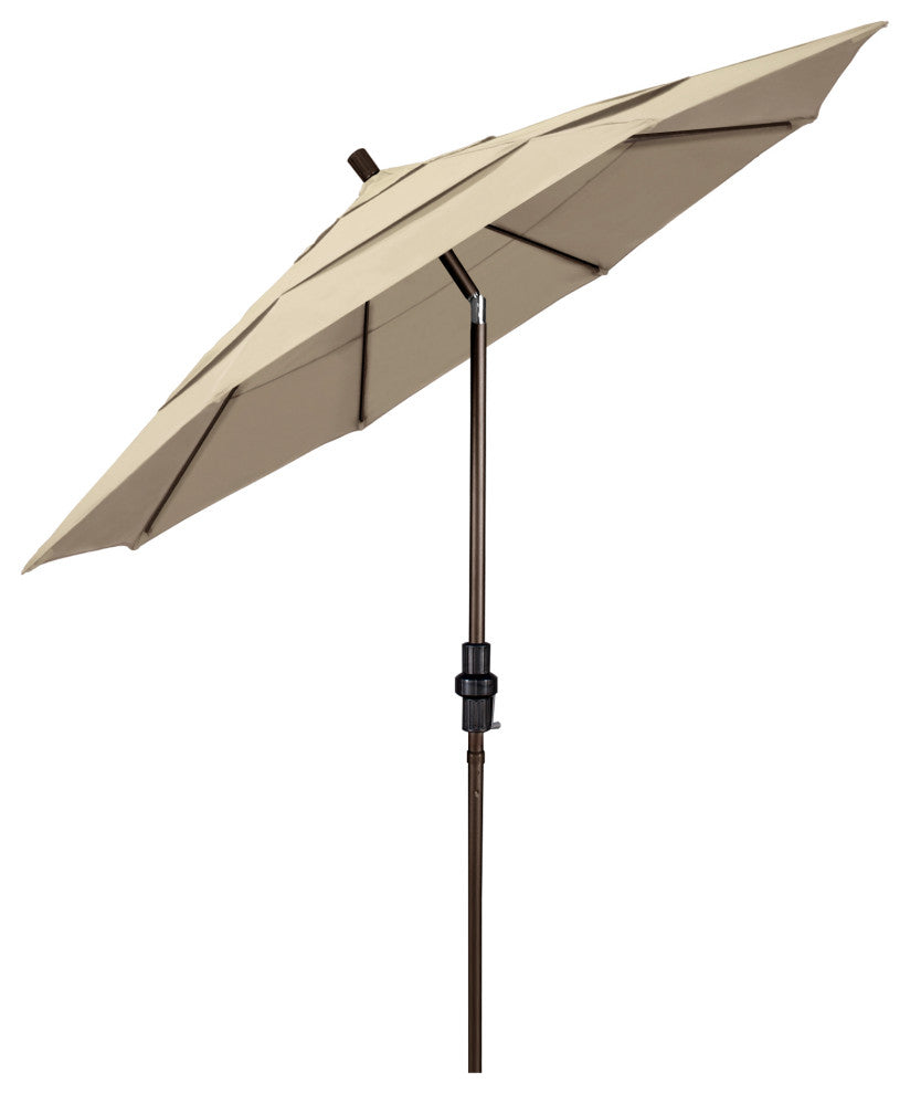 Fiberglass Umbrella Collar Tilt, Sunbrella, Beige, 11'