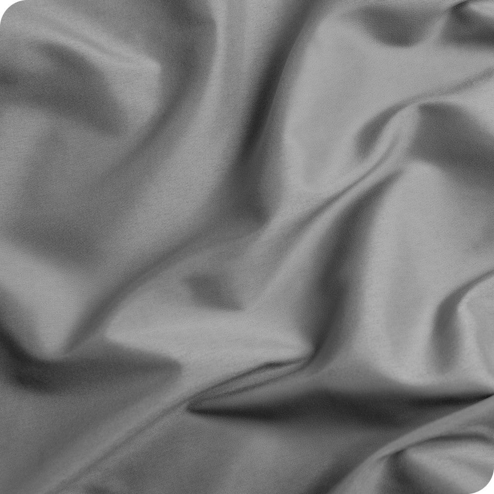Side Pocket Sheet Set, 1800 Ultra-Soft Microfiber, Double, Gray, Cal King