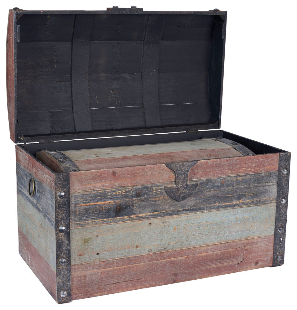 Wooden Storage Trunk Set