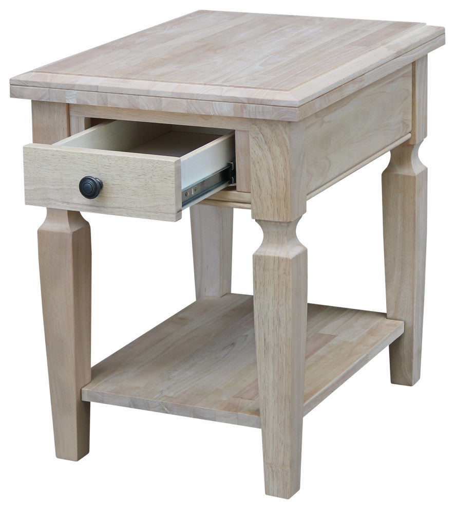 Vista End Table, Unfinished