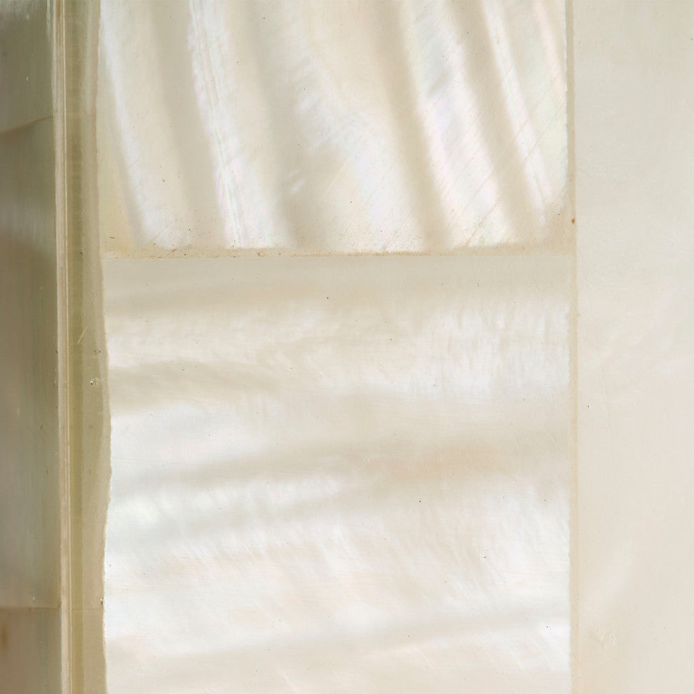 Monroe Mother of Pearl Rectangle Floor Mirror