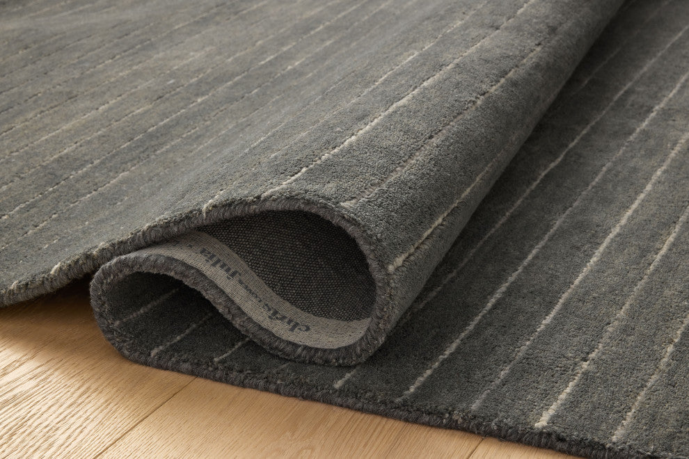 Chris Loves Julia x Loloi Henry Charcoal / Ivory 9'-3" x 13' Area Rug