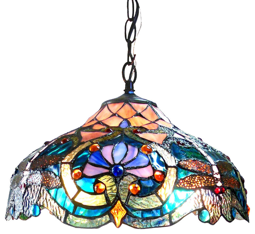 Lydia 2-Light Victorian Ceiling Pendant Fixture