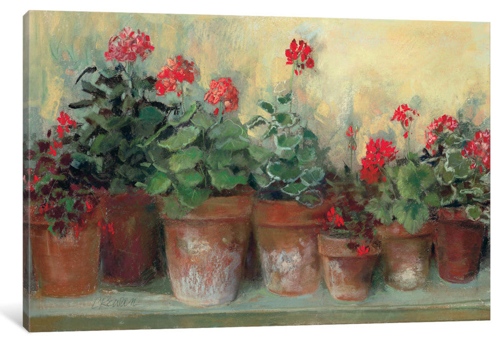 Kathleen's Geraniums by Carol Rowan