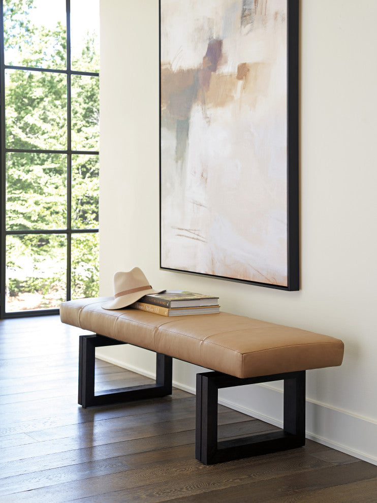 Luxor Leather Bench